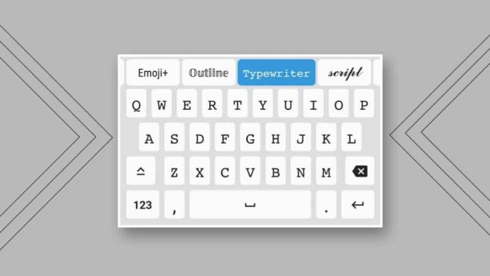 apply unique fonts keyboard
