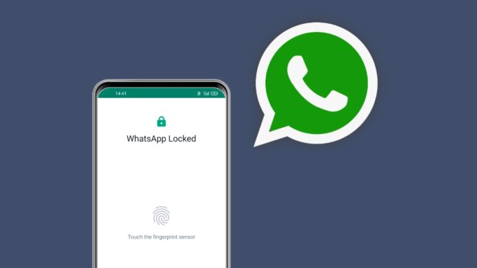 fingerprint lock on WhatsApp