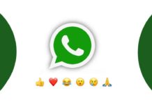 WhatsApp messages emoji reaction feature