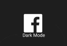 turn on Facebook dark mode