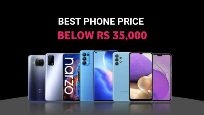 best phone priced below Rs 35,000