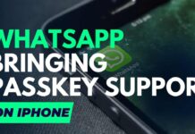 Passkey support on iPhone
