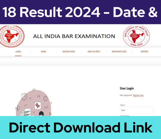 AIBE 18 Result 2024 - Date & Time
