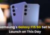 Samsung's Galaxy F15 5G
