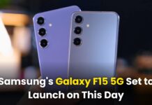 Samsung's Galaxy F15 5G