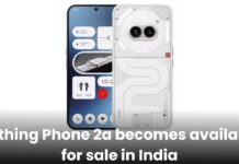 Nothing Phone 2a becomes available for sale