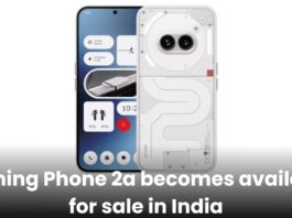 Nothing Phone 2a becomes available for sale