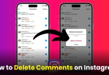 how to delete comments on Instagram