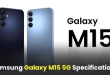 Samsung Galaxy M15 5G Specifications