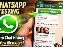 WhatsApp New Update: Share Recent Group Chat History with New Members Share Recent Group Chat History with New Members