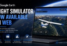 Google Earth Flight Simulator web