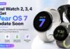 Google Pixel Watch Wear OS 7 update